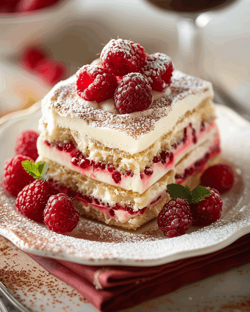 White Chocolate Raspberry Tiramisu: A Decadent Layered Delight