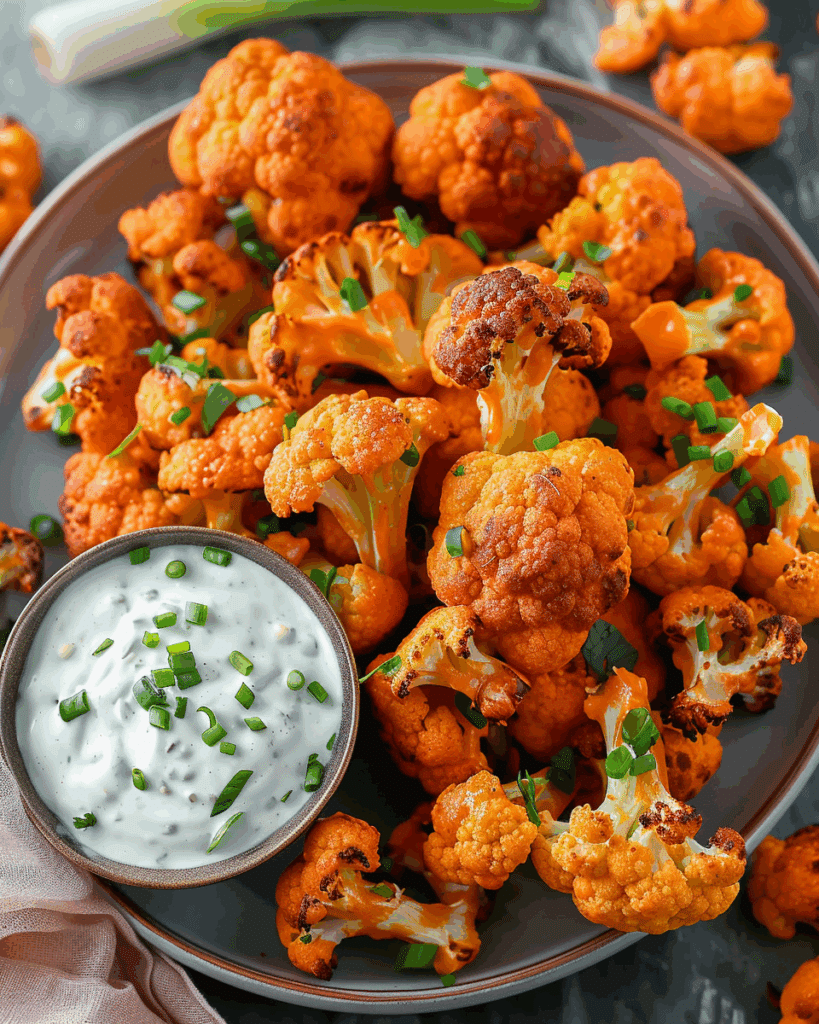 Air Fryer Buffalo Cauliflower