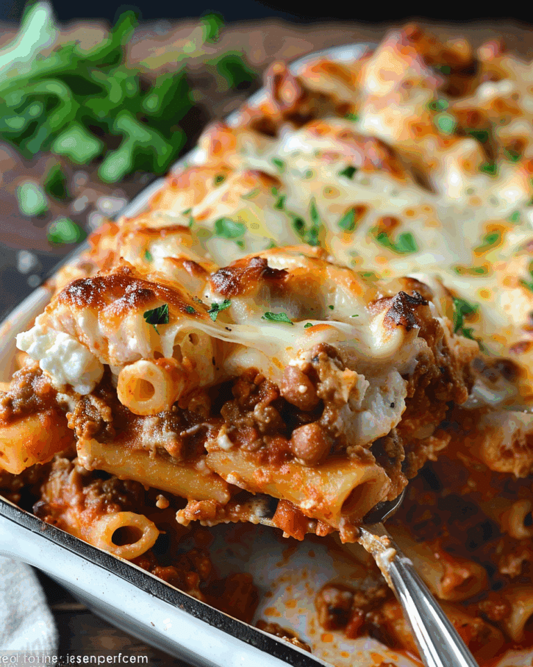 Baked Ziti With Ricotta