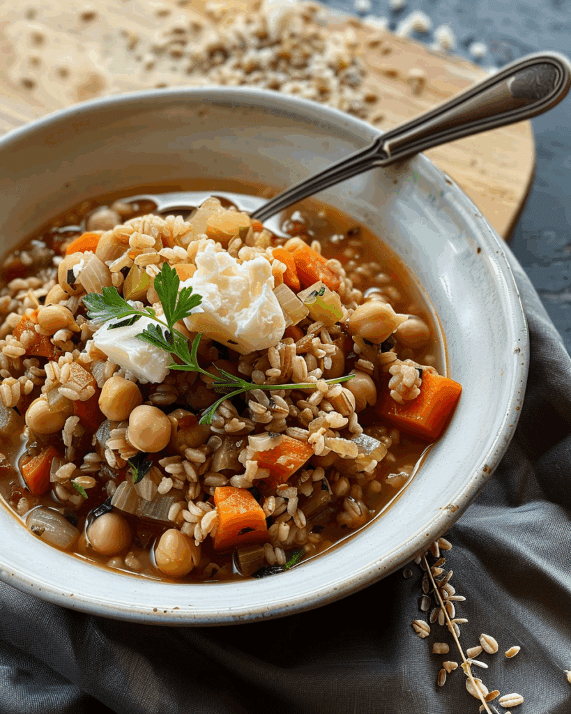 Barley & Chickpea Stew