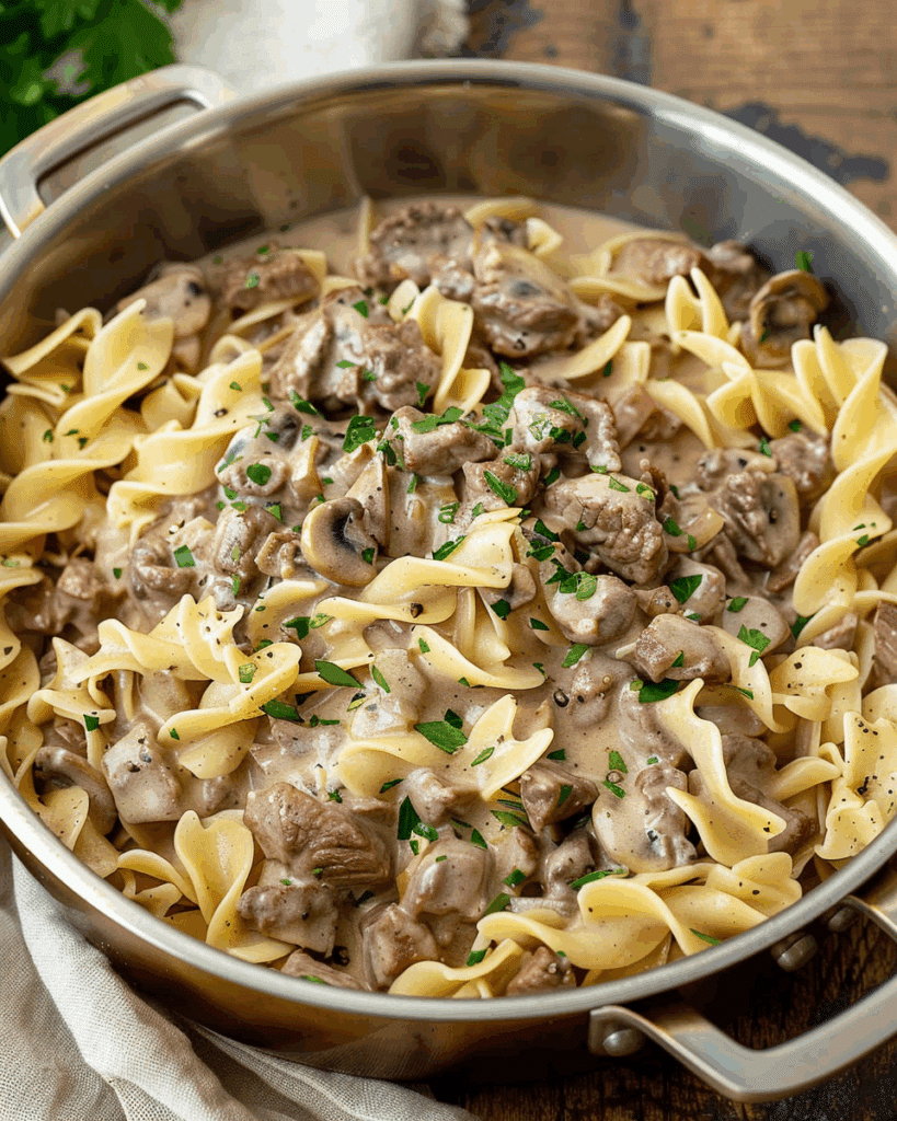 Beef Stroganoff