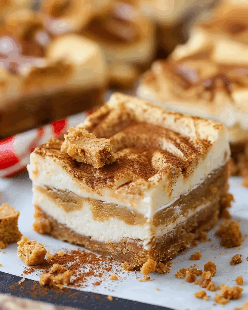 Biscoff Cheesecake Bars