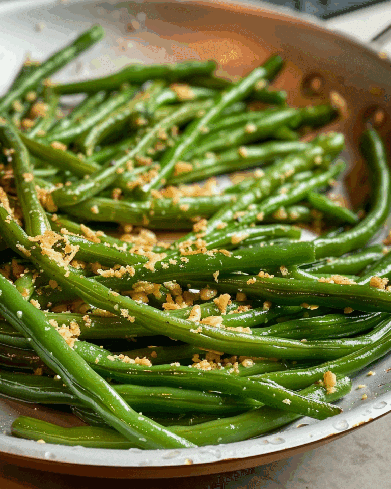 Buttery Garlic Green Beans