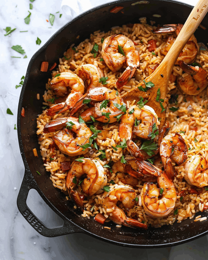Cajun Shrimp and Rice Skillet