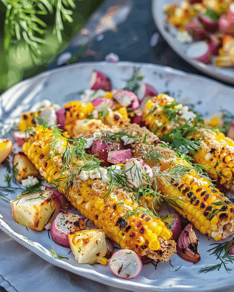 Charred Corn, Feta & New Potato Salad Recipe