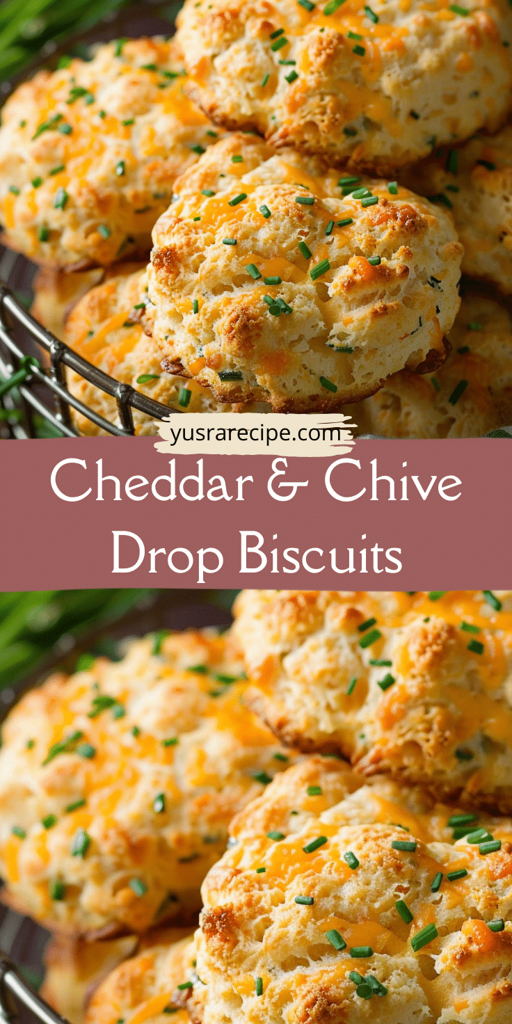 Cheddar Chive Drop Biscuits Yusra Recipe