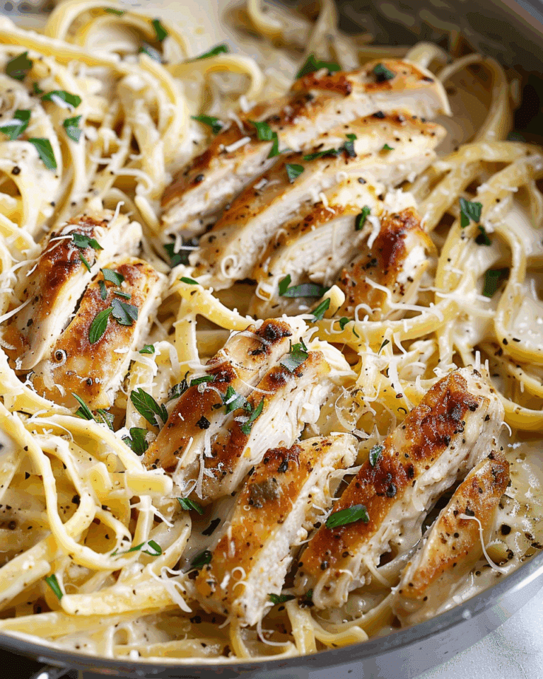 Easy Chicken Alfredo Pasta