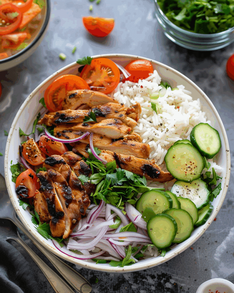 Chicken Shawarma Rice Bowl