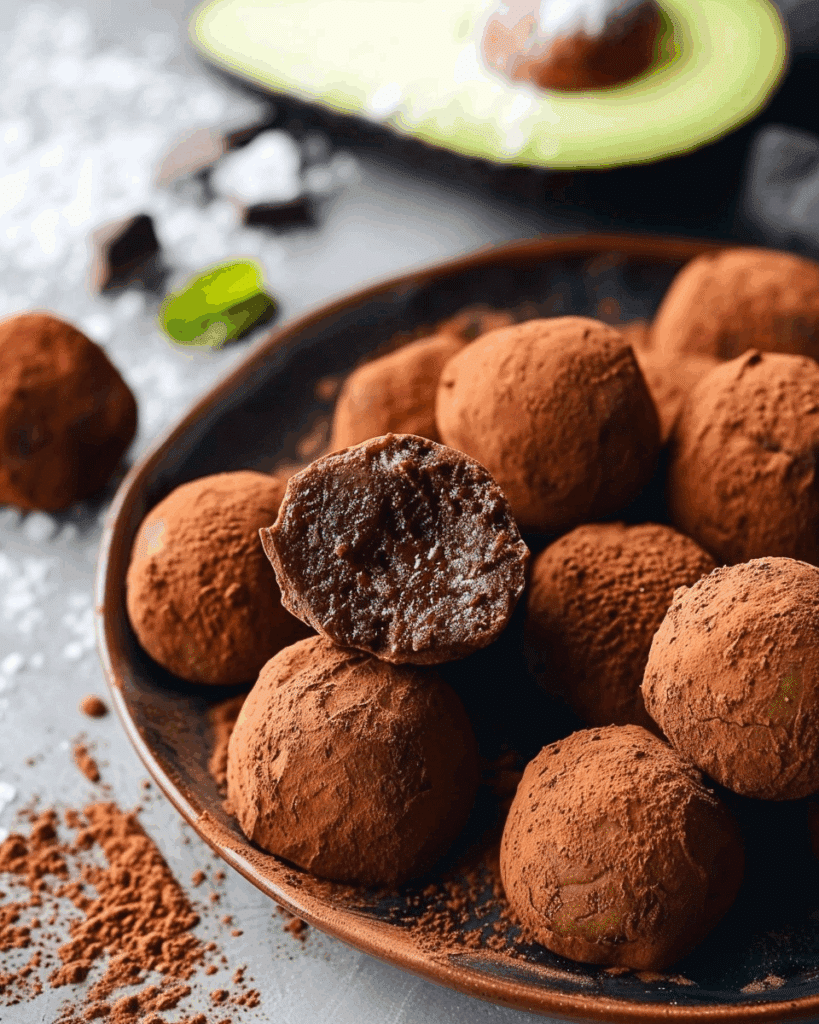 Chocolate Avocado Truffles