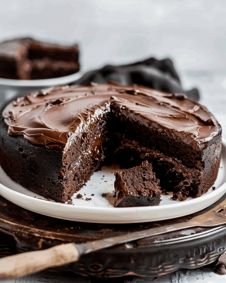 Chocolate Depression Cake (Wacky Cake)