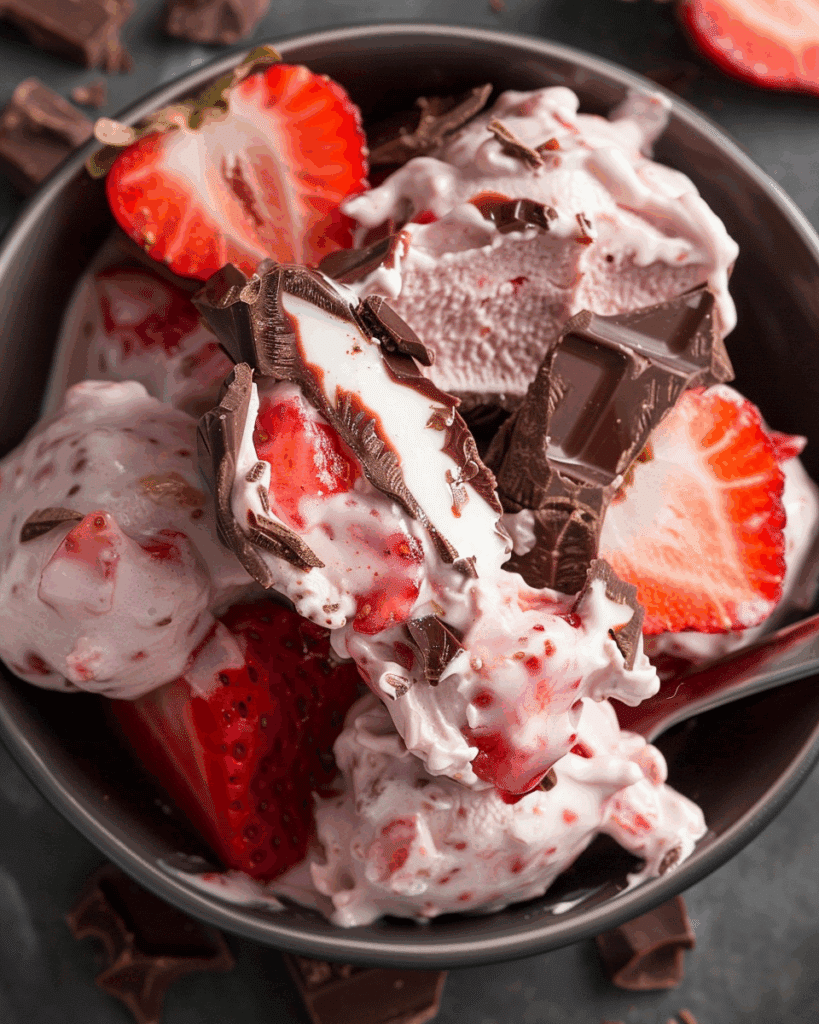 Chocolate Strawberry Yogurt Clusters