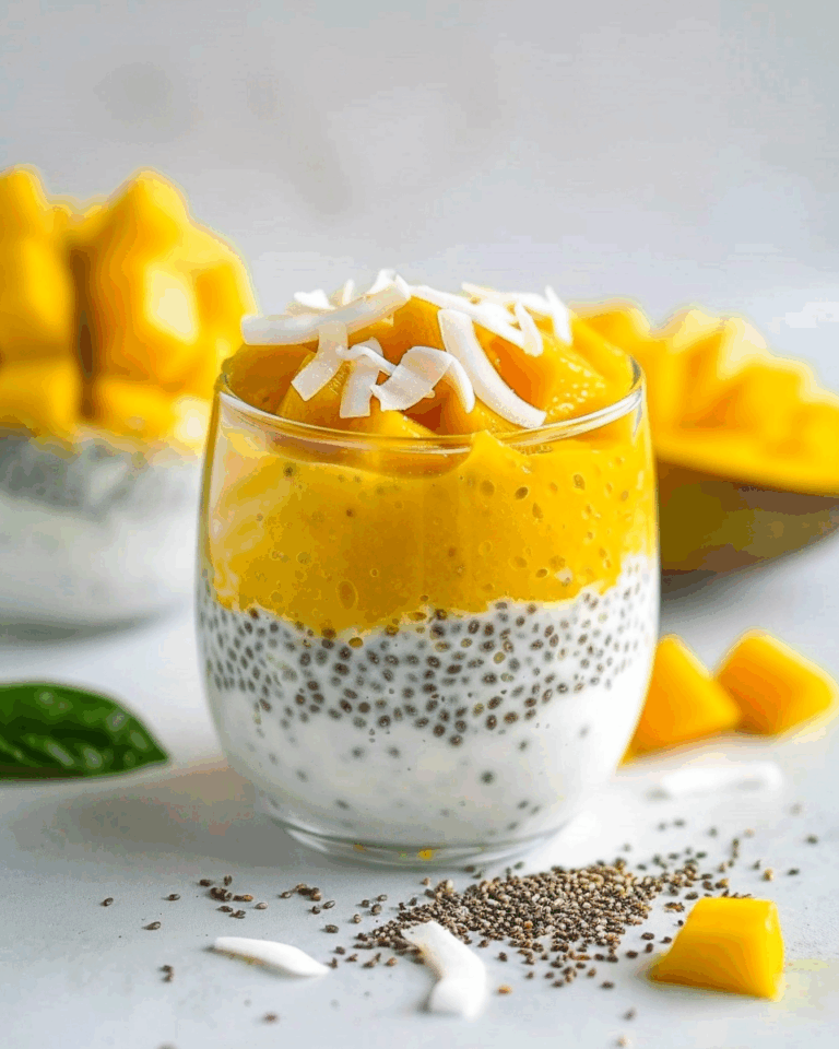 Coconut Mango Chia Pudding