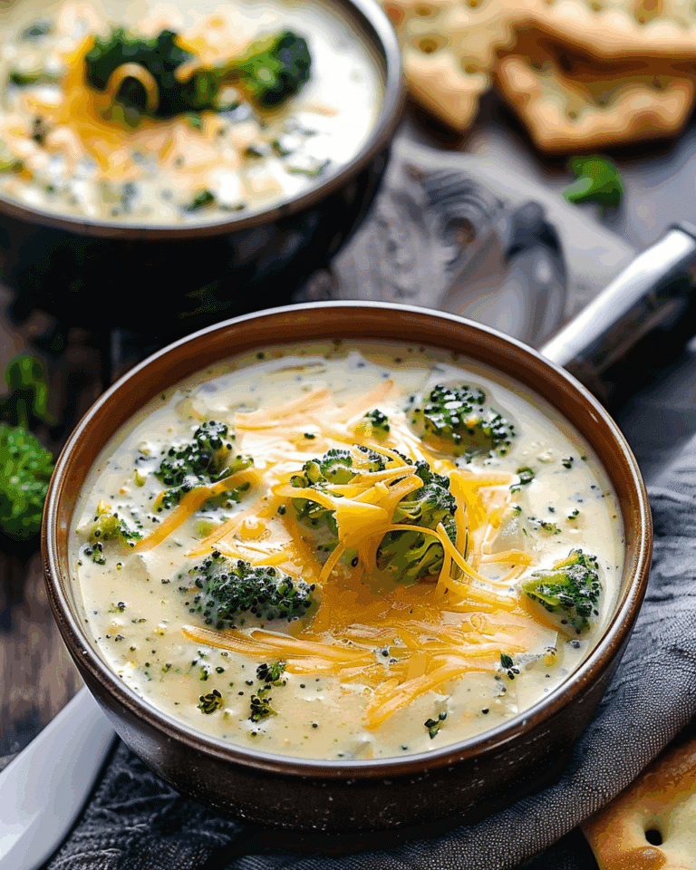 Creamy Broccoli Cheddar Soup
