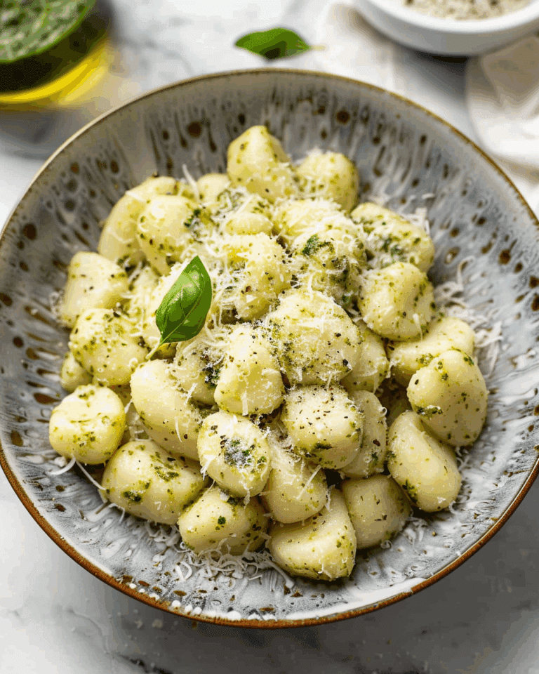 Creamy Pesto Gnocchi