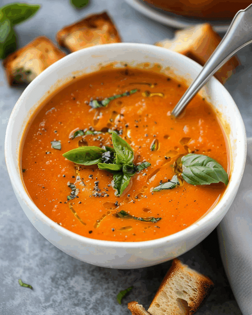 Creamy Tomato Basil Soup