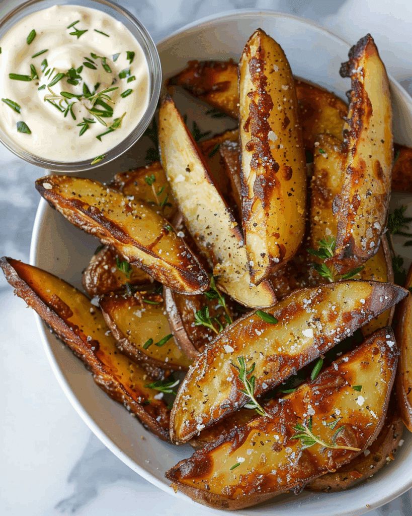 Crispy Baked Potato Wedges