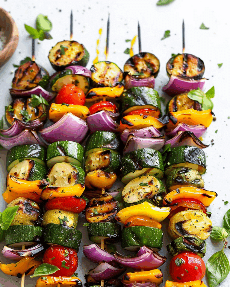 Easy Grilled Veggie Skewers
