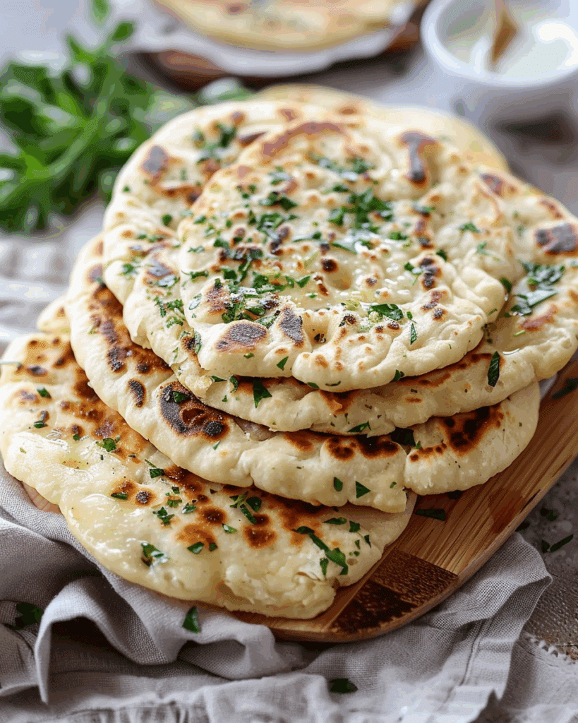 Flatbread Recipe with Garlic and Herbs