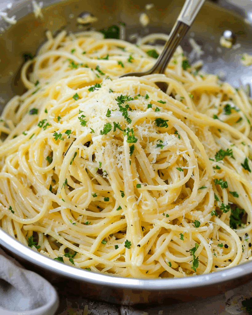 Garlic Parmesan Pasta (One Pot!)