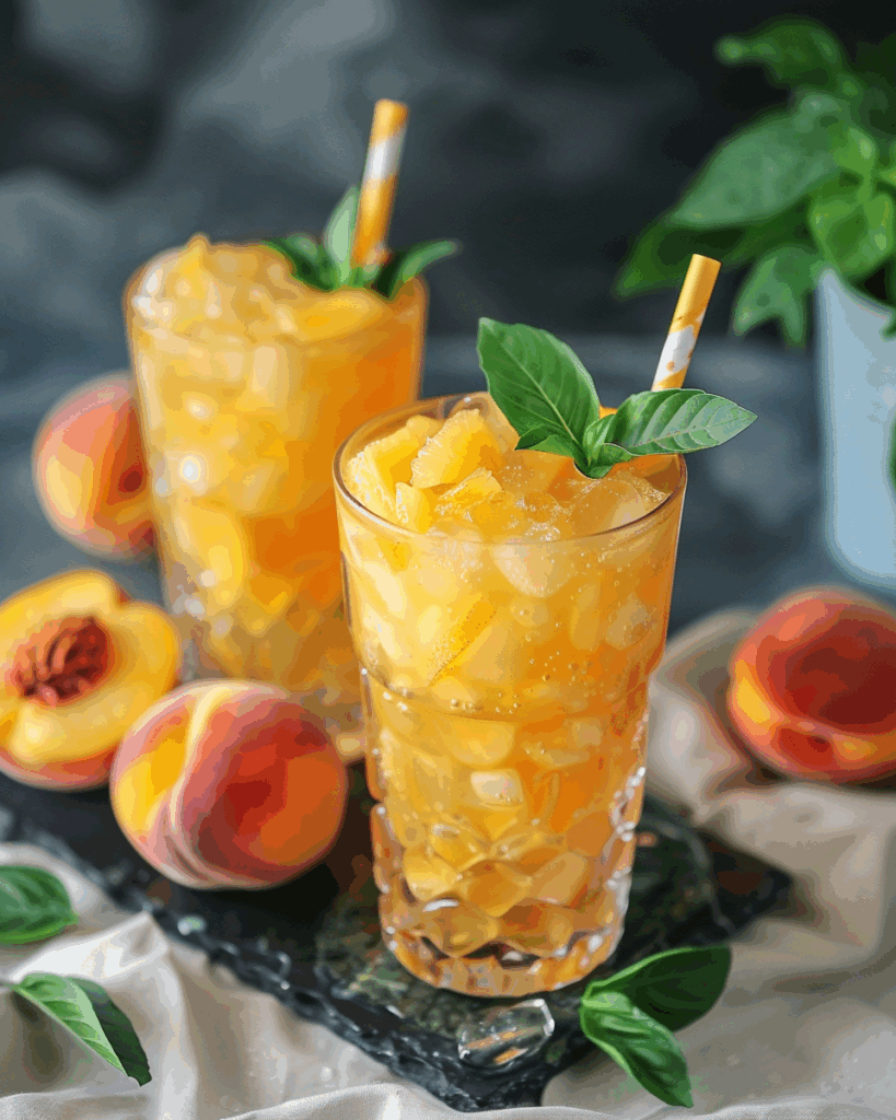 Ginger Peach Cooler
