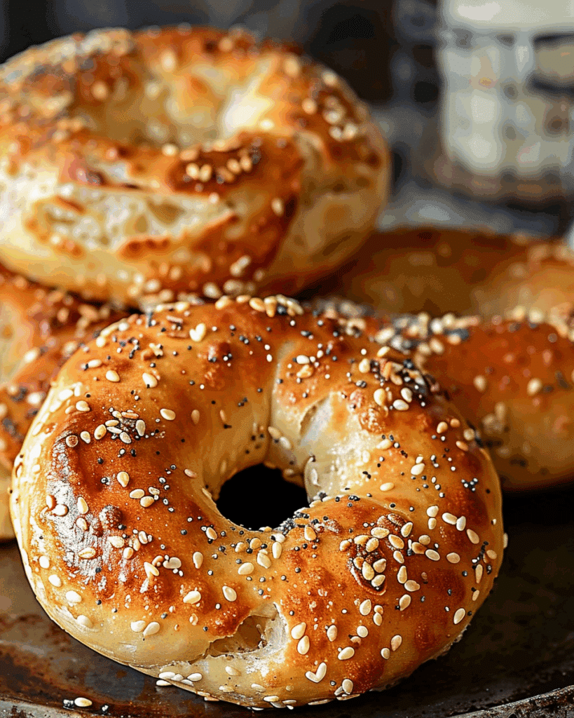 Greek Yogurt Bagels