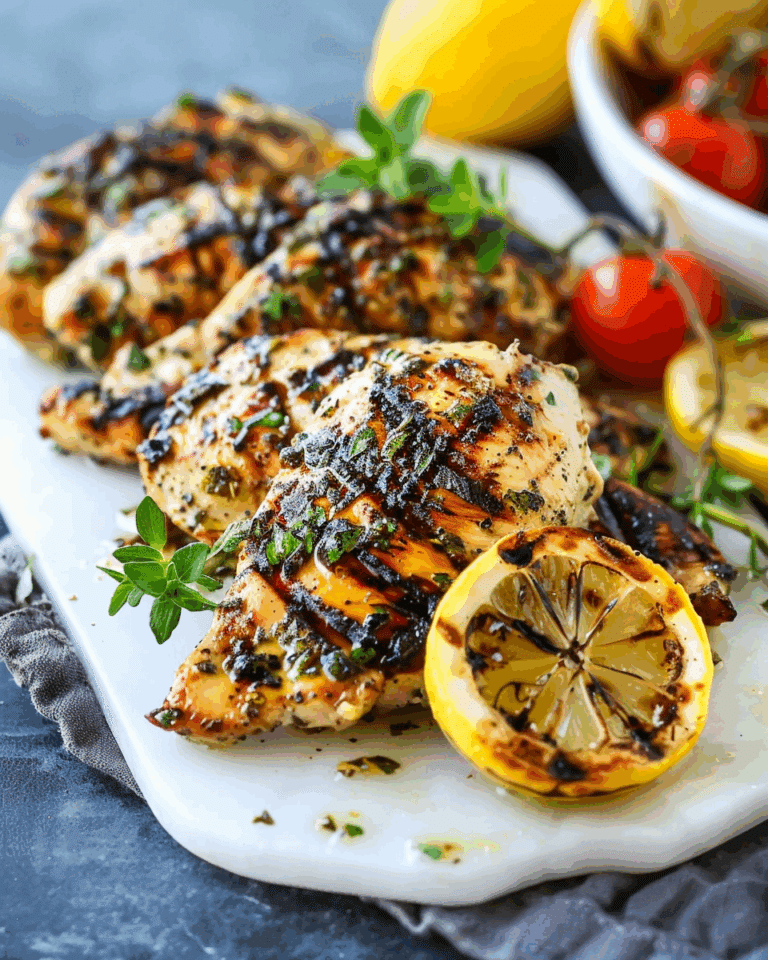 Grilled Lemon Herb Chicken
