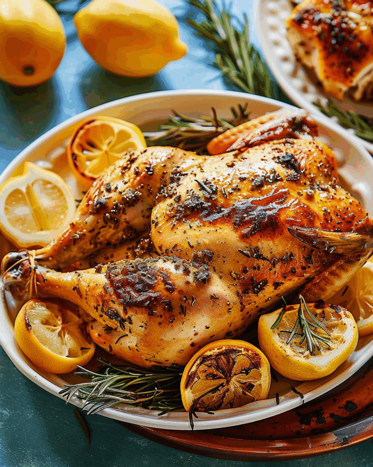 Herb and Lemon Roasted Chicken