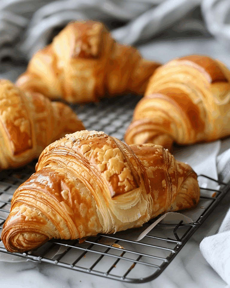 Homemade French Croissant