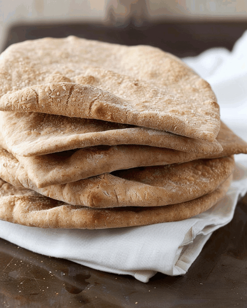 Homemade Whole Wheat Pita Bread