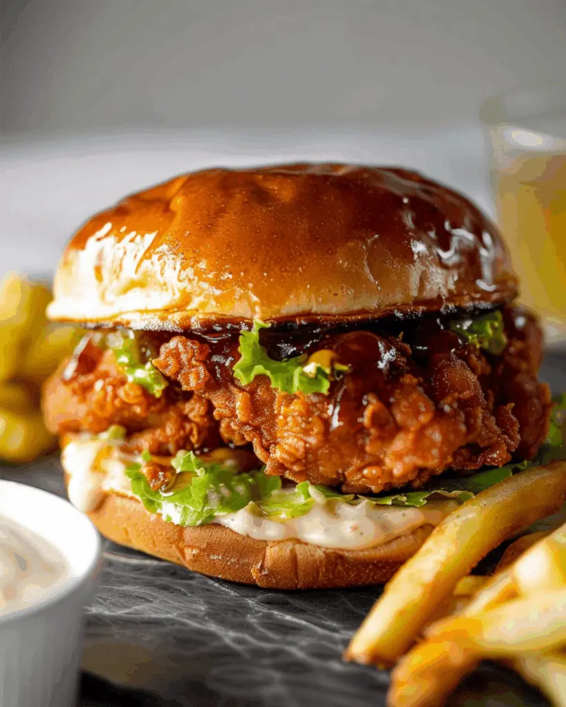 Honey Butter Fried Chicken Sandwich