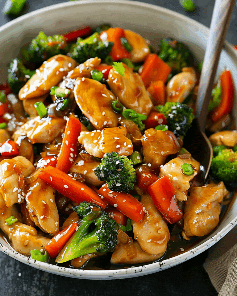 Honey Garlic Chicken Stir Fry