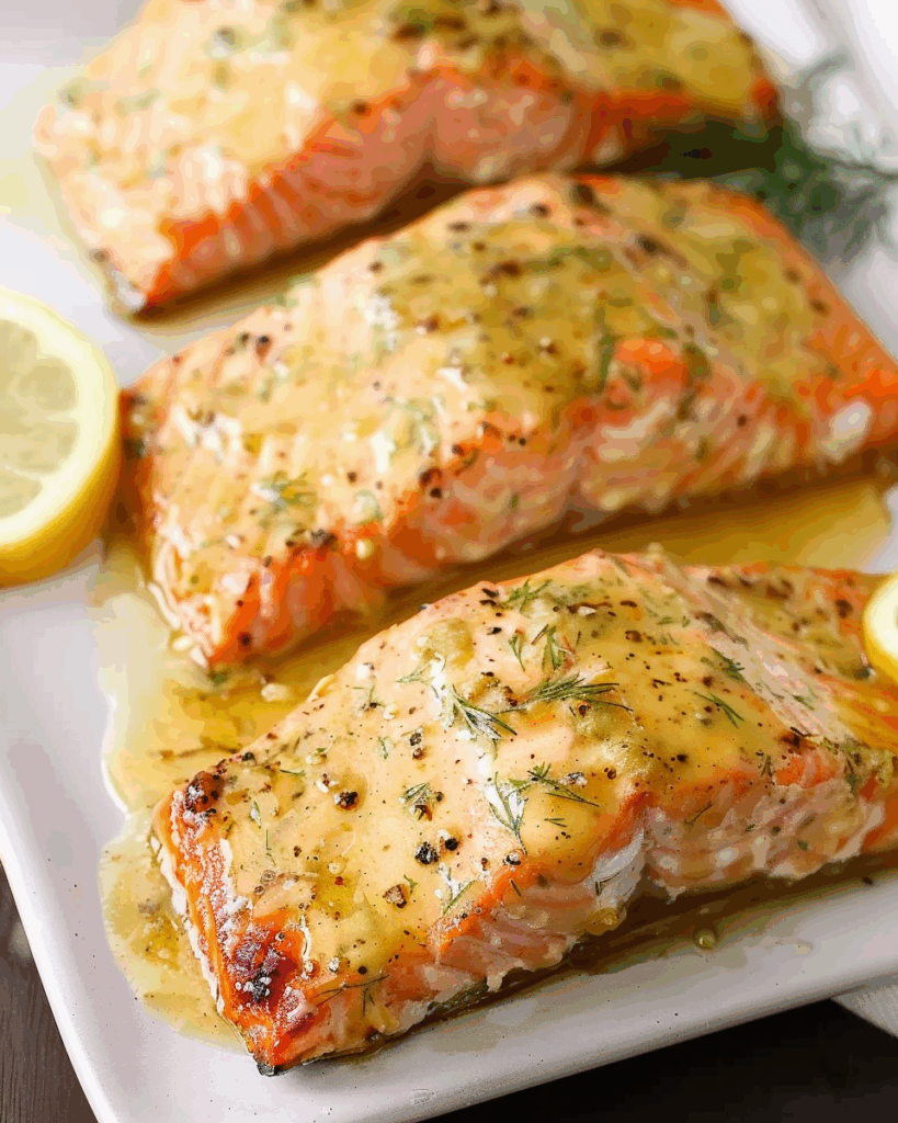 Honey Mustard Baked Salmon