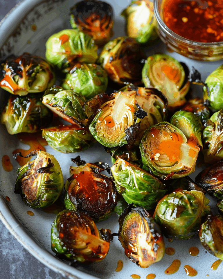 Honey Sriracha Brussels Sprouts