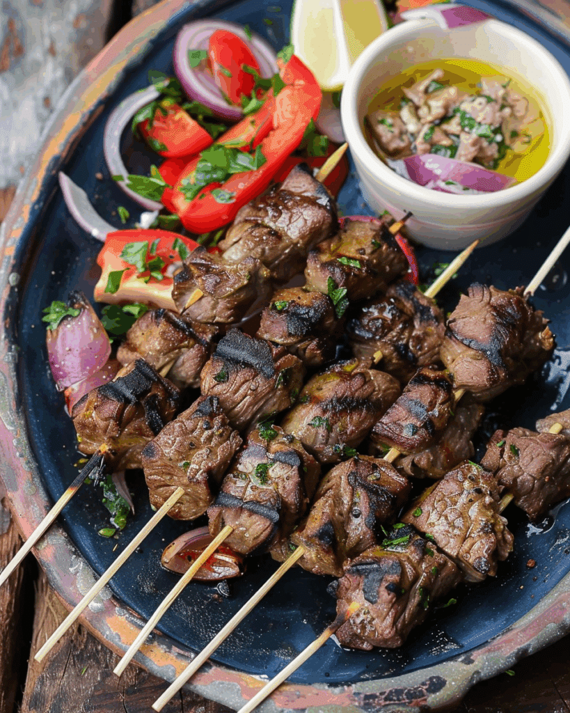 Juiciest Grilled Lamb Kabobs