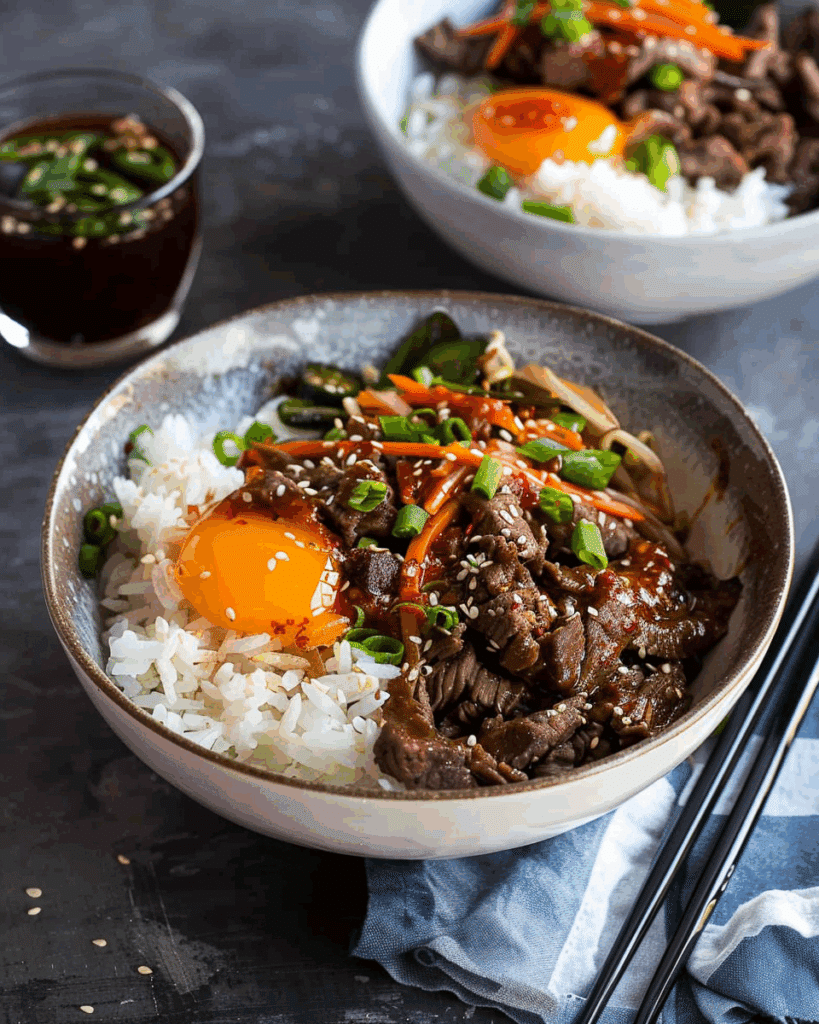 Korean Beef Bowl (Bulgogi – Korean BBQ Beef)