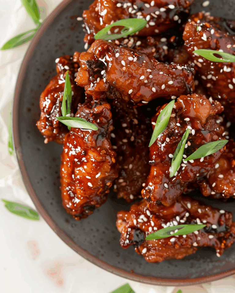 Korean Gochujang Honey Wings