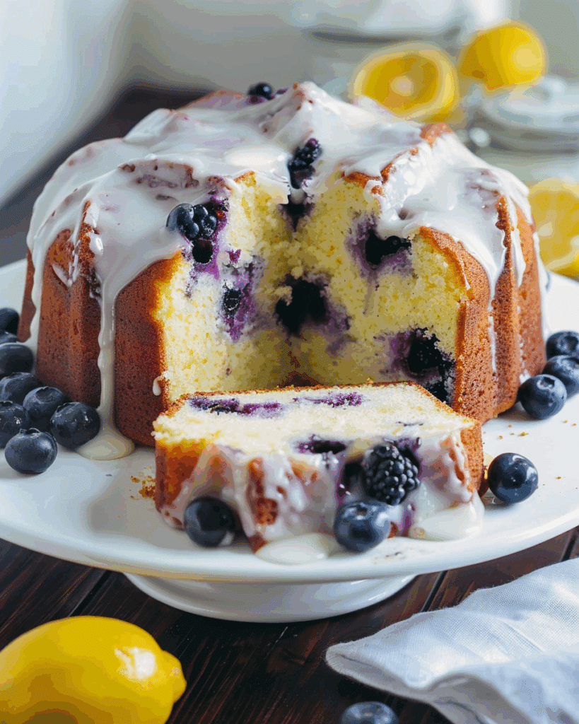 Lemon Blueberry Pound Cake