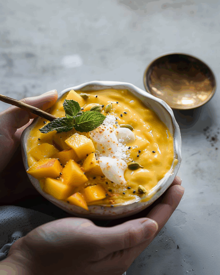 Mango & Cardamom Smoothie Bowl