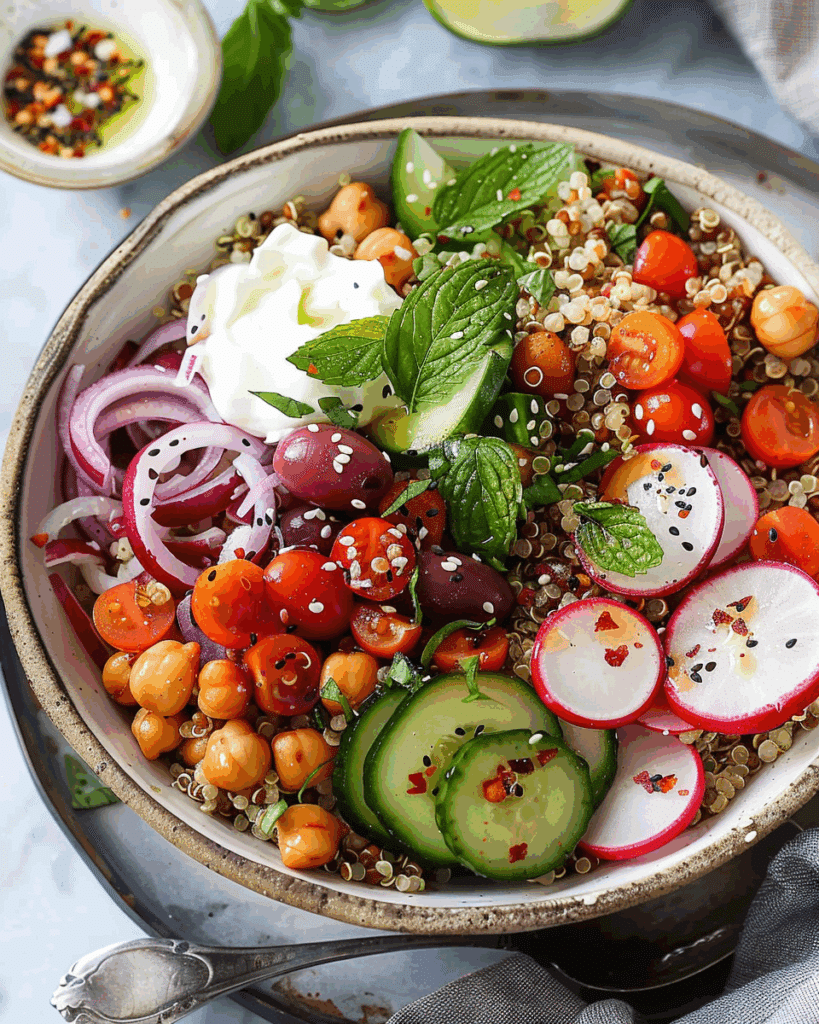 Mediterranean Quinoa Bowl