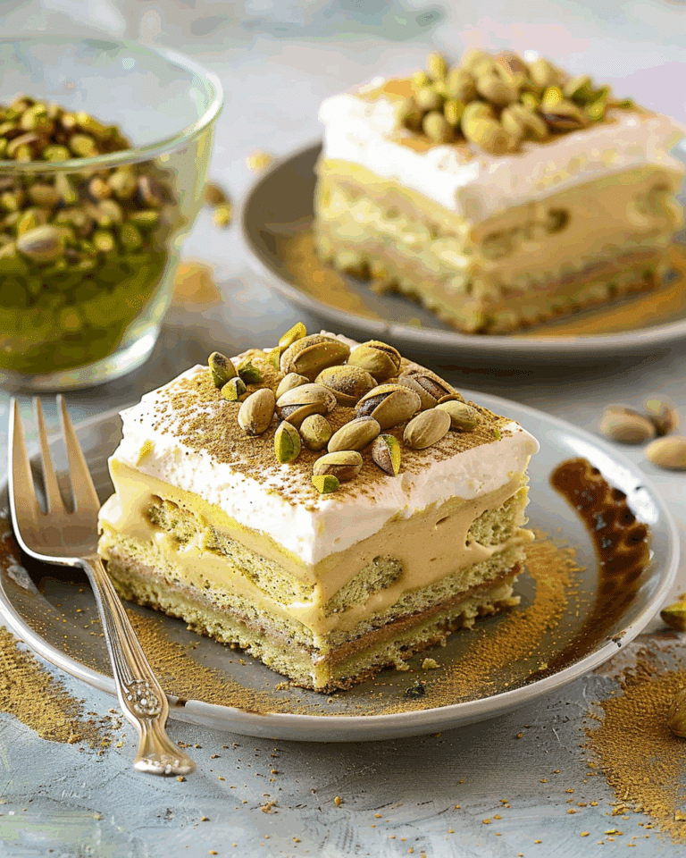 Pistachio Tiramisu