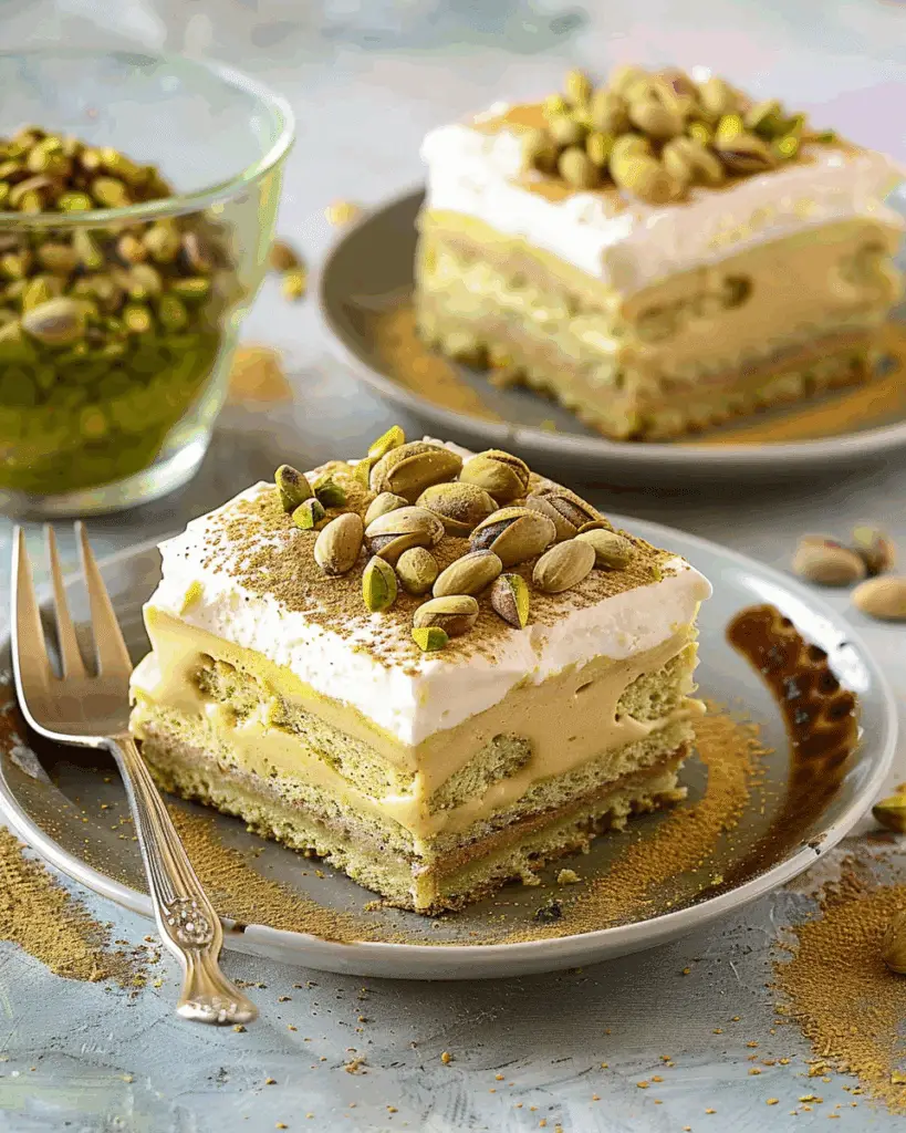 Pistachio Tiramisu