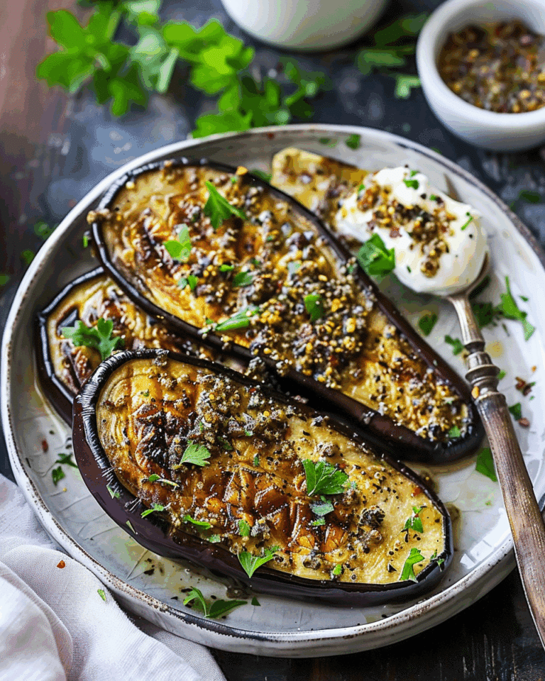 Roasted Eggplant with Zaatar