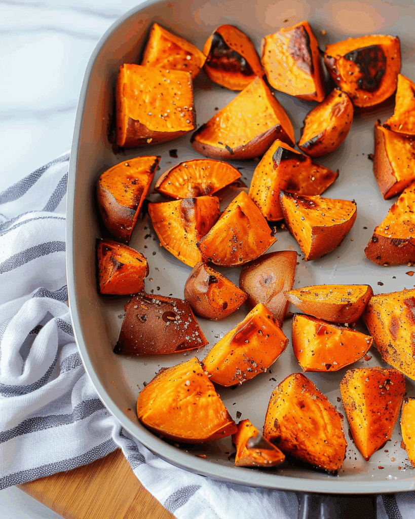 Roasted Sweet Potatoes (Oven or Air Fryer)