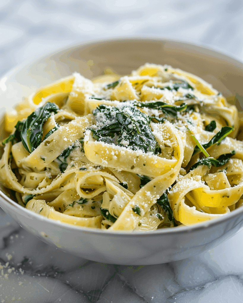 Spinach Artichoke Pasta