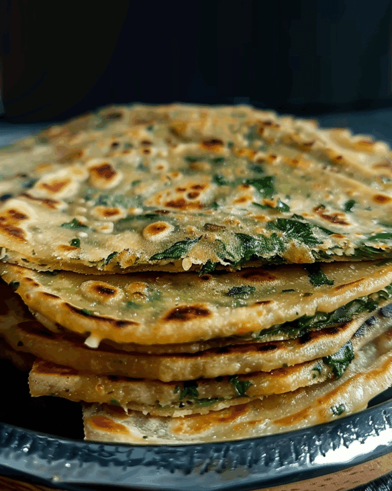 Spinach Cheese Paratha