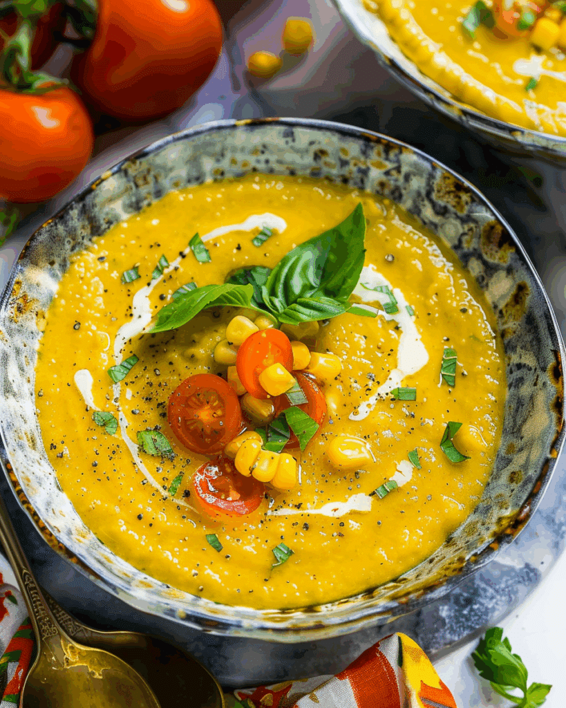 Summer Corn Gazpacho