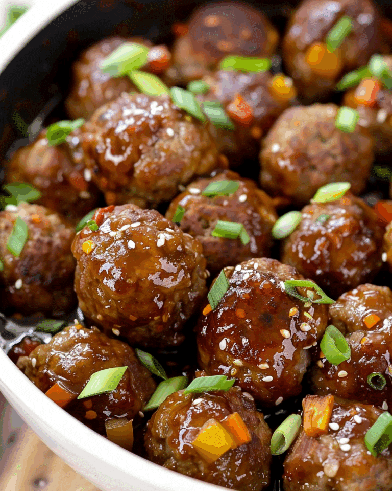 Teriyaki Beef Meatballs
