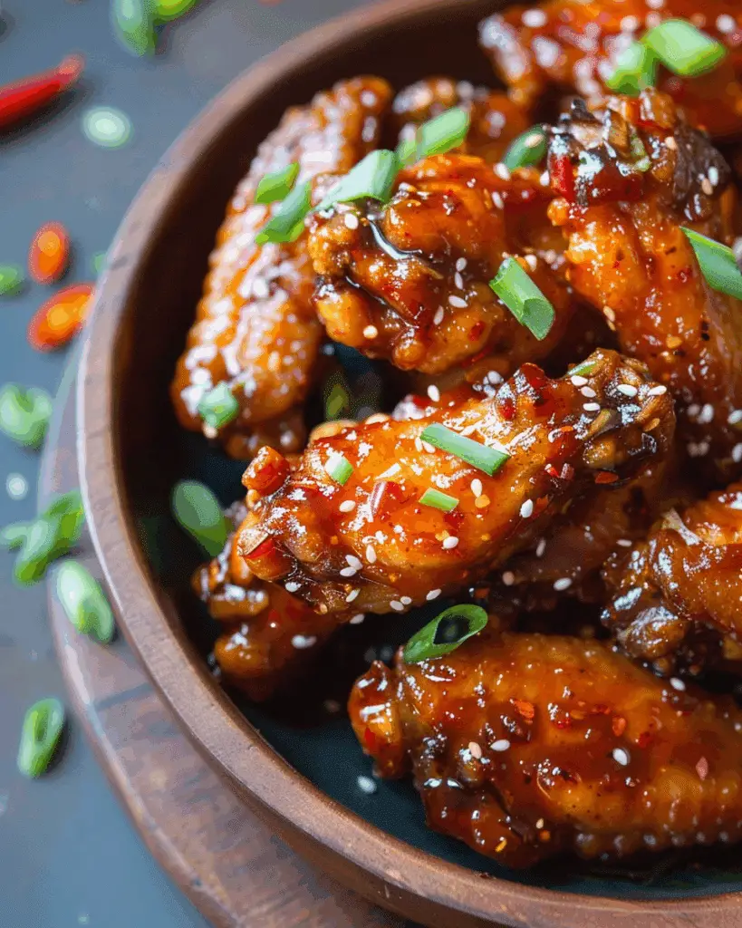 Thai Sweet Chili Chicken Wings