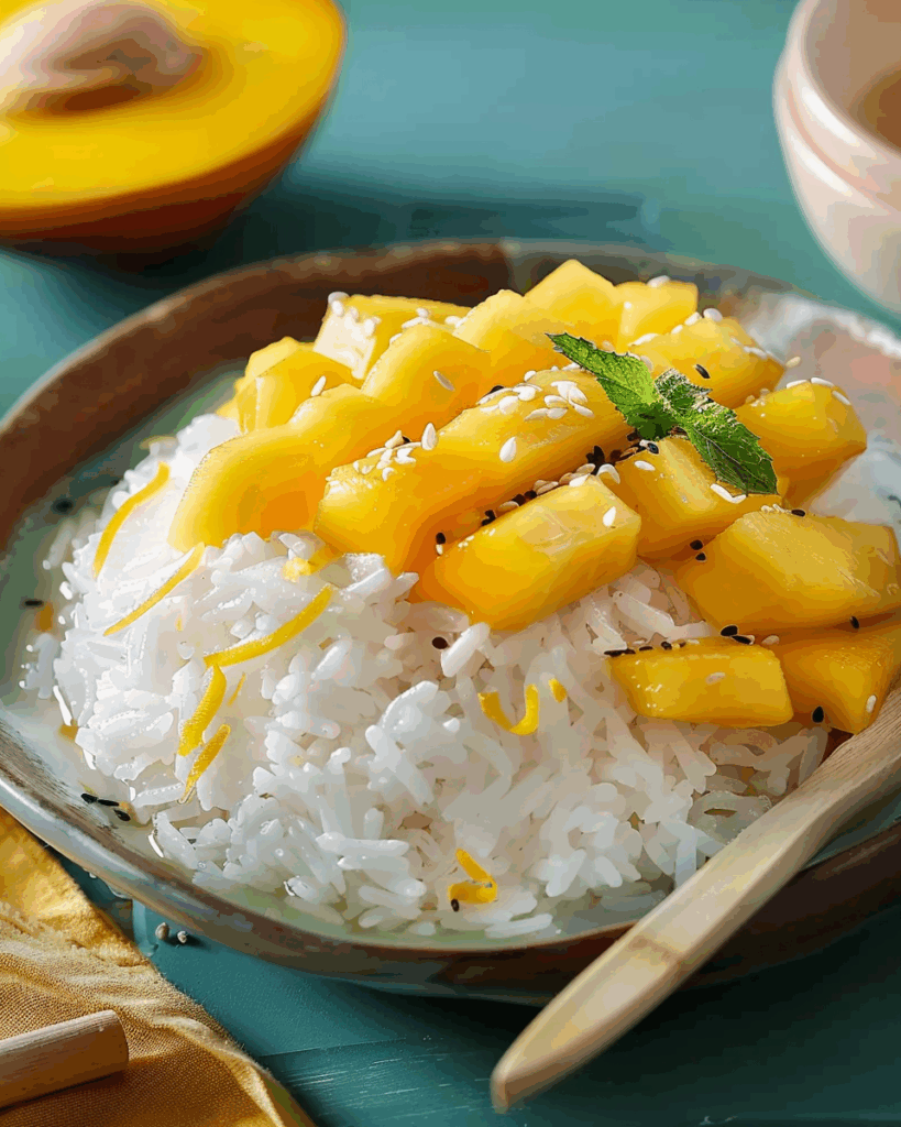 Thai Sweet Sticky Rice with Mango