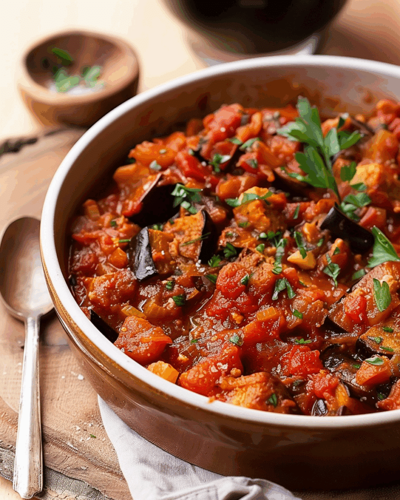 Tomato Eggplant Stew